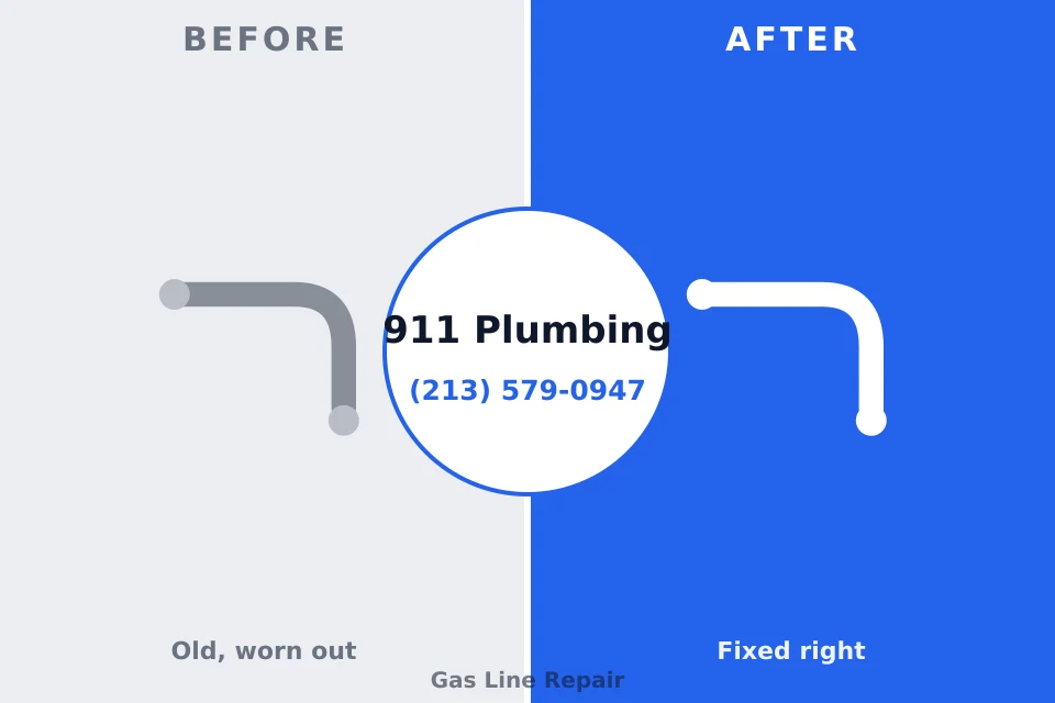 Before and after: plumbing repair Parker, FL